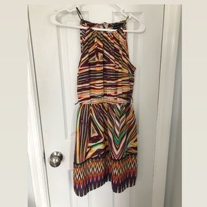 Multicolor Printed Dress
